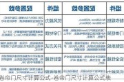 卷簾門(mén)尺寸計(jì)算公式-卷簾門(mén)尺寸計(jì)算公式表