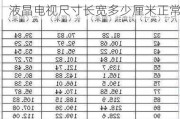 60寸的液晶電視有多大-60寸液晶電視尺寸長寬多少厘米正常