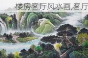 樓房客廳風水畫,客廳的風水畫