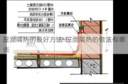 屋面隔熱的最好方法-屋面隔熱的做法有哪些