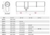 防盜門鎖芯規(guī)格一覽表-防盜門鎖芯的規(guī)格