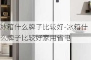 冰箱什么牌子比較好-冰箱什么牌子比較好家用省電