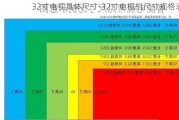 32寸電視具體尺寸-32寸電視機尺寸規(guī)格表