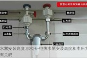 熱水器安裝高度與水壓-電熱水器安裝高度和水壓大小有關(guān)嗎