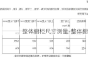 整體櫥柜尺寸測(cè)量-整體櫥柜怎么量