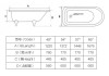 浴缸型號-浴缸規(guī)格類型