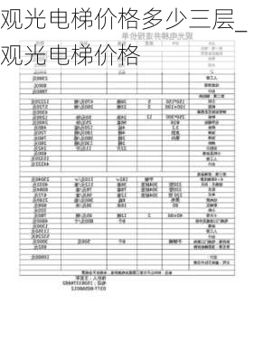 觀光電梯價格多少三層_觀光電梯價格