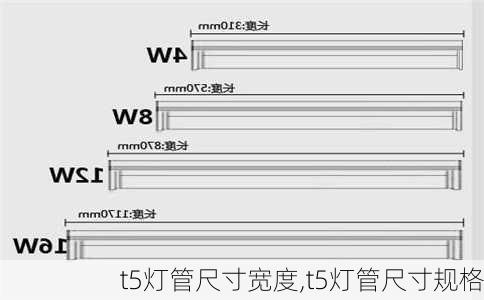 t5燈管尺寸寬度,t5燈管尺寸規(guī)格