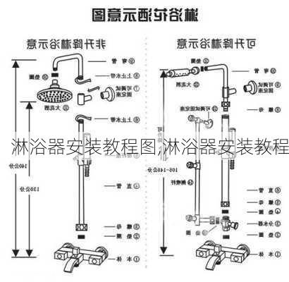 淋浴器安裝教程圖,淋浴器安裝教程