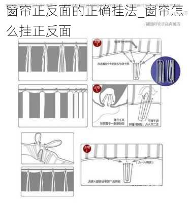 窗簾正反面的正確掛法_窗簾怎么掛正反面