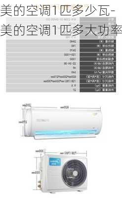 美的空調(diào)1匹多少瓦-美的空調(diào)1匹多大功率
