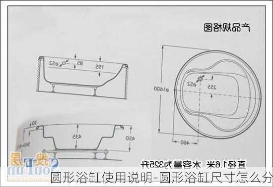 圓形浴缸使用說明-圓形浴缸尺寸怎么分