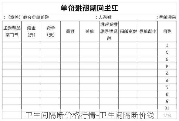 衛(wèi)生間隔斷價(jià)格行情-衛(wèi)生間隔斷價(jià)錢