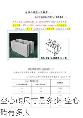 空心磚尺寸是多少-空心磚有多大