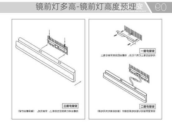 鏡前燈多高-鏡前燈高度預(yù)埋