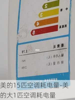 美的15匹空調(diào)耗電量-美的大1匹空調(diào)耗電量