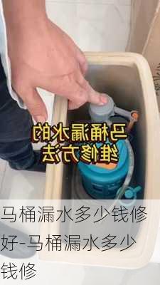 馬桶漏水多少錢修好-馬桶漏水多少錢修