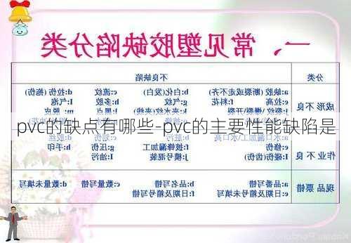 pvc的缺點(diǎn)有哪些-pvc的主要性能缺陷是