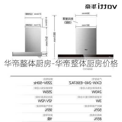 華帝整體廚房-華帝整體廚房?jī)r(jià)格