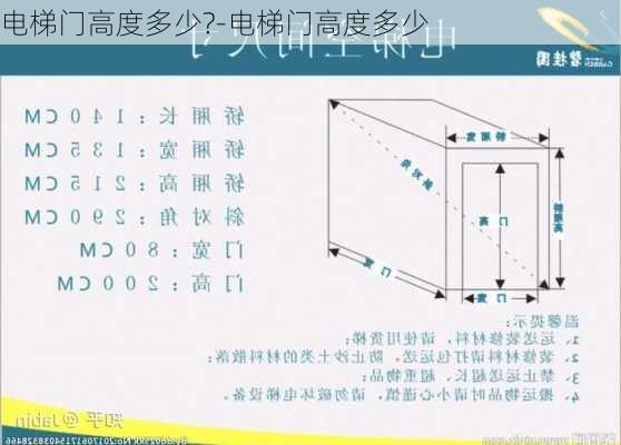 電梯門高度多少?-電梯門高度多少