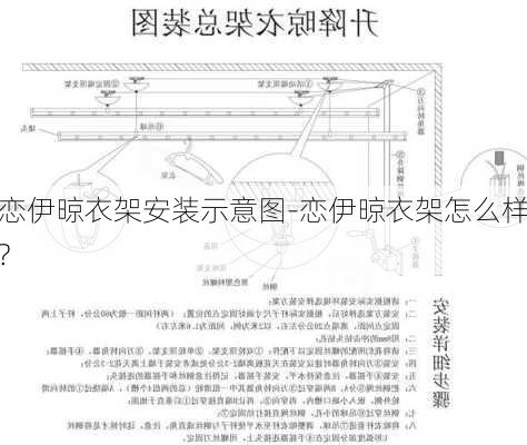 戀伊晾衣架安裝示意圖-戀伊晾衣架怎么樣?