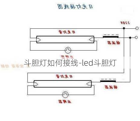 斗膽燈如何接線-led斗膽燈