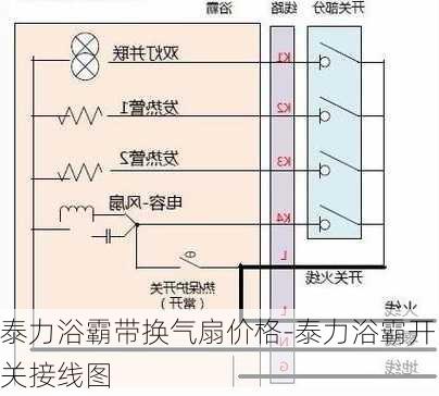 泰力浴霸帶換氣扇價(jià)格-泰力浴霸開(kāi)關(guān)接線(xiàn)圖