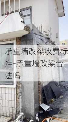 承重墻改梁收費(fèi)標(biāo)準(zhǔn)-承重墻改梁合法嗎