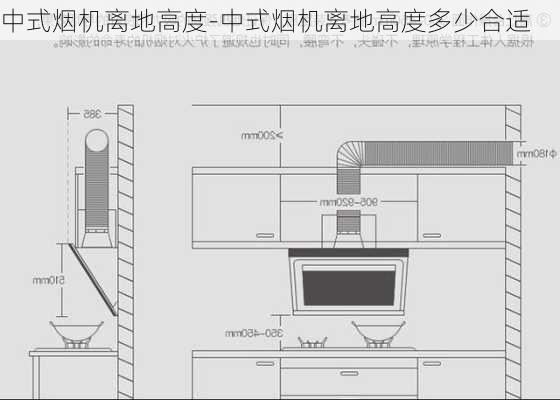 中式煙機離地高度-中式煙機離地高度多少合適