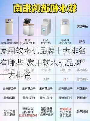 家用軟水機品牌十大排名有哪些-家用軟水機品牌十大排名