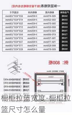 櫥柜拉籃寬度-櫥柜拉籃尺寸怎么量